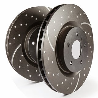 EBC Brakes | 3GD Series Sport Slotted Rotor - Rear EBC Brakes Brake Rotors