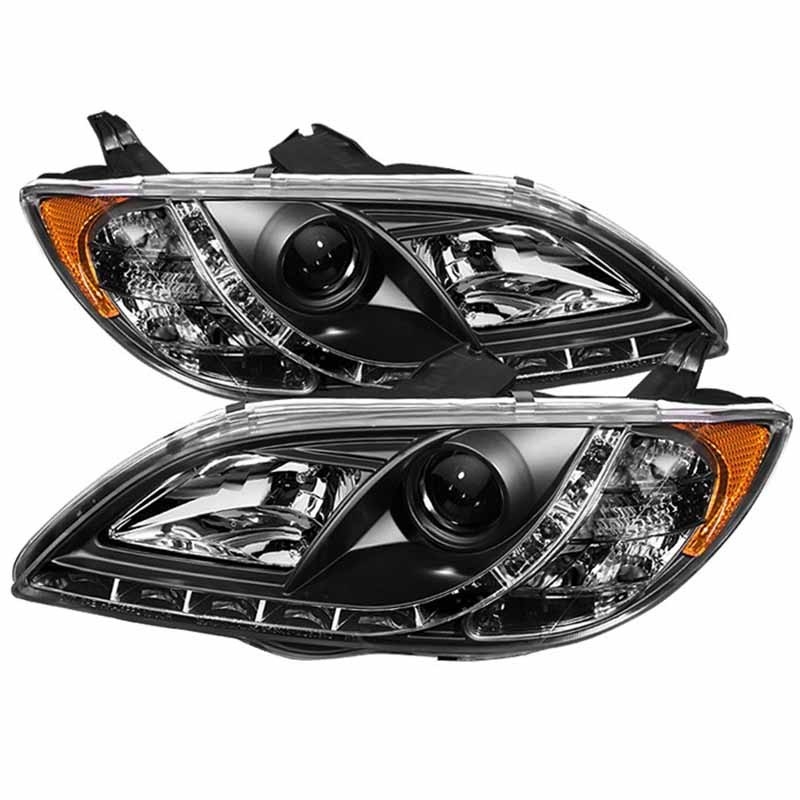 Spyder | Projector Headlights - DRL - Black SPYDER Headlights