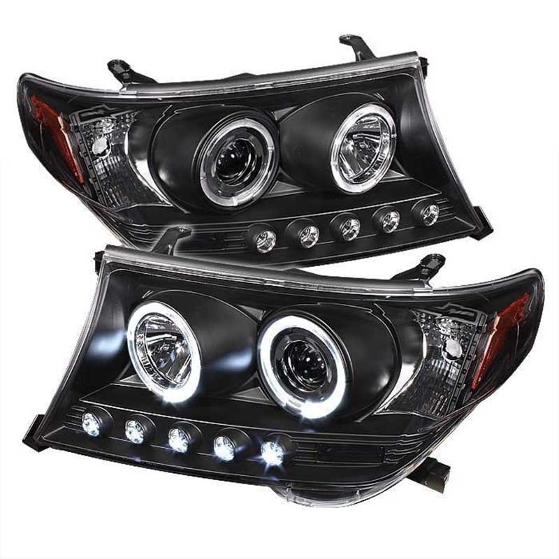 Spyder | Projector Headlights - LED Halo LED - Black SPYDER Headlights