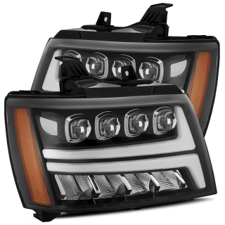 AlphaRex | NOVA-Series Full LED Quad 3D Projector Headlights - Avalanche / Suburban 1500 / Tahoe 2007-2014 AlphaRex Headlights