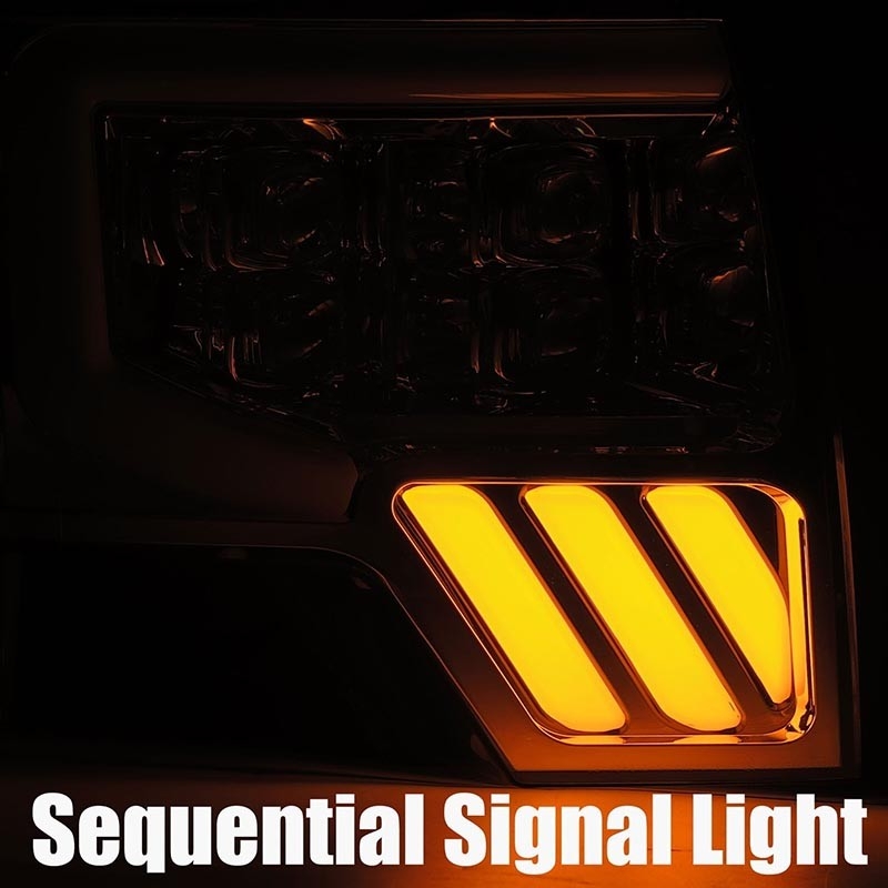 AlphaRex | NOVA-Series Full LED Quad 3D Projector Headlights - F-150 2009-2014 AlphaRex Headlights