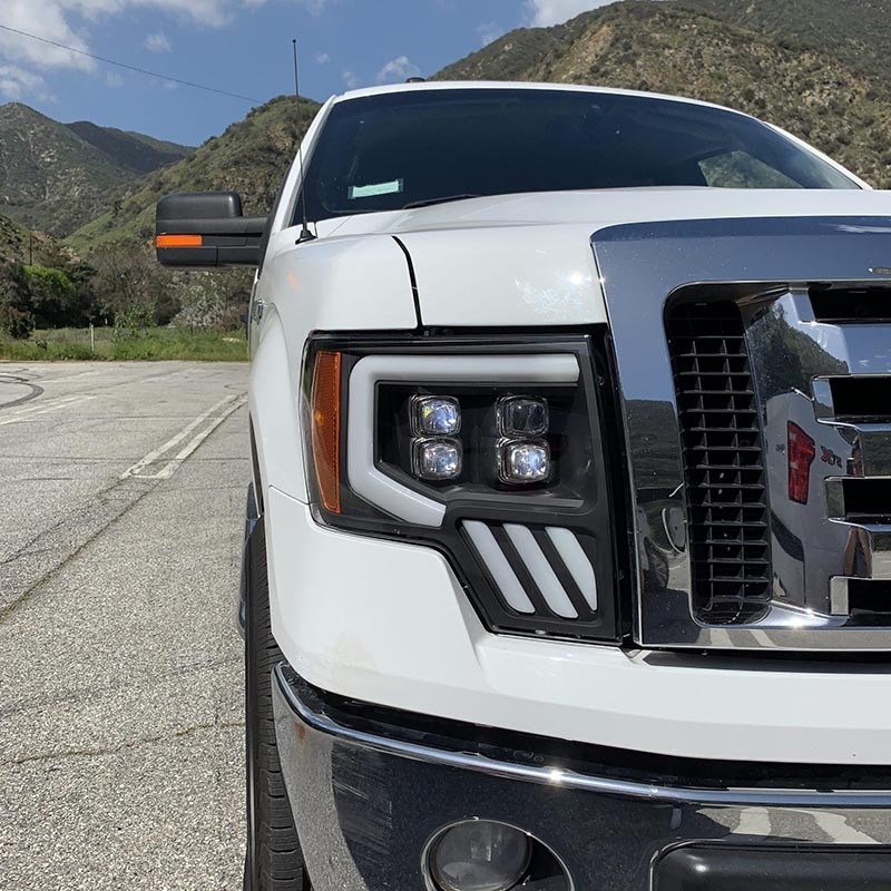 AlphaRex | NOVA-Series Full LED Quad 3D Projector Headlights - F-150 2009-2014 AlphaRex Headlights
