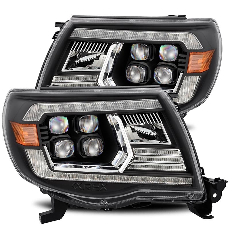 AlphaRex | NOVA-Series Full LED Quad 3D Projector Headlights - TACOMA 2005-2011 AlphaRex Phares avant