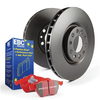 EBC Brakes | S12 Kit Redstuff 3000 / RK Rotors - Front - Vibe / xD / Corolla / Matrix 1.8L / 2.4L 2008-2022 EBC Brakes Brake ...