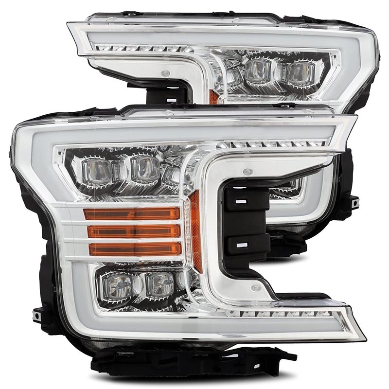 AlphaRex | NOVA-Series Full LED Quad 3D Projector Headlights - F-150 2018-2020 AlphaRex Headlights