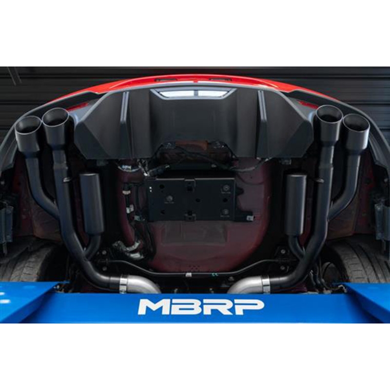 MBRP | Cat Back BLACK Series - Mustang GT 2018-2022 MBRP Cat-Back Exhausts