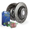 EBC Brakes | S2 Kit Greenstuff 2000 / USR Rotors - Arrière EBC Brakes Ensemble de freins