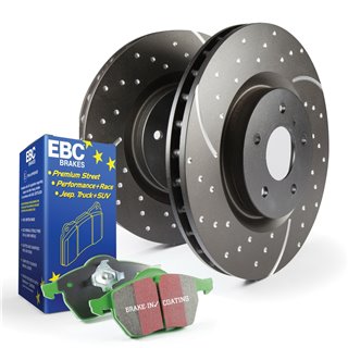 EBC Brakes | S3 Kit Greenstuff / GD Rotors Truck / SUV - Avant EBC Brakes Ensemble de freins