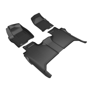 3D Mats | KAGU Tapis Toute Saison - Avant & Arrière - Chevrolet Silverado / Sierra 2019-2021 3D Mats Tapis Protecteur