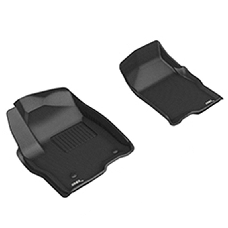3D Mats | KAGU Tapis Toute Saison - Avant - Chevrolet Silverado / GMC Sierra 2019-2021 3D Mats Tapis Protecteur