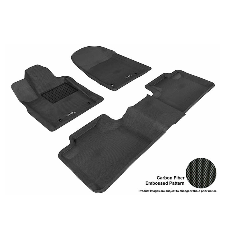 3D Mats | KAGU Tapis Toute Saison - Avant & Arrière - Jeep Grand Cherokee 2013-2021 3D Mats Tapis Protecteur