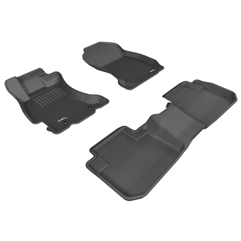 3D Mats | KAGU Tapis Toute Saison - Avant & Arrière - Subaru Forester 2014-2018 3D Mats Tapis Protecteur