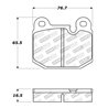 StopTech | Street Brake Pads - Avant StopTech Plaquettes de freins