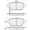 StopTech | Street Brake Pads - Arrière StopTech Plaquettes de freins