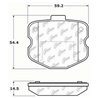 StopTech | Street Brake Pads - Avant StopTech Plaquettes de freins