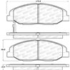 StopTech | Street Brake Pads - Avant StopTech Plaquettes de freins