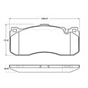 StopTech | Street Brake Pads - Avant StopTech Plaquettes de freins