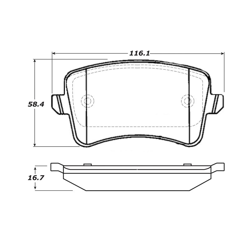 StopTech | Street Brake Pads - Arrière StopTech Plaquettes de freins