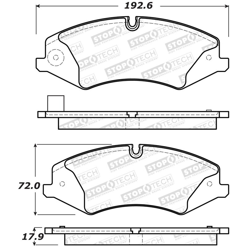 StopTech | Street Brake Pads - Front StopTech Brake Pads