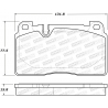StopTech | Street Brake Pads - Avant StopTech Plaquettes de freins