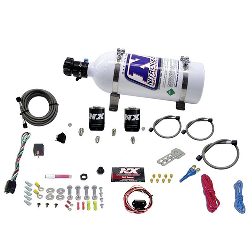 Nitrous Express | SINGLE NOZZLE SYSTEM (35-150HP) W/5LB BOTTLE - Camaro 3.6L / 6.2L 2010-2010 Nitrous Express Système Nitrous...