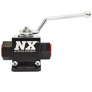 Nitrous Express | 1/2in. I.D. Lightweight Billet In-Line Valve Nitrous Express Nitrous Oxide Systems