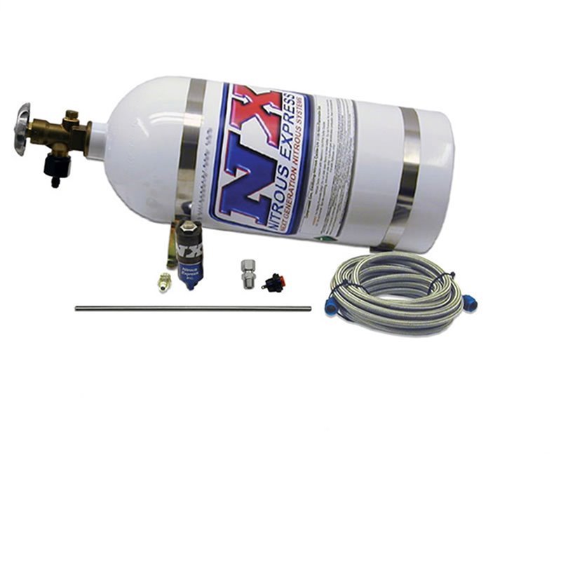 Nitrous Express | SIMULATOR FULL SHOW PURGE KIT (INCL. 10LB BOTTLE AND ALL NECESSARY HARDWARE) Nitrous Express Système Nitrou...