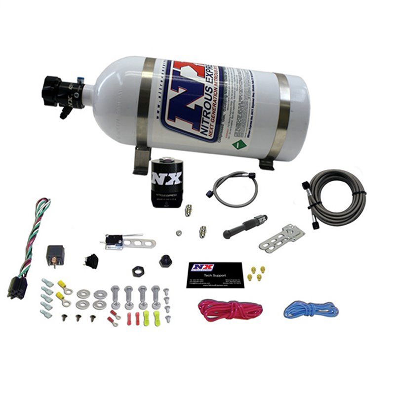 Nitrous Express | DRY EFI SINGLE NOZZLE SYSTEM (35-150HP) LESS BOTTLE Nitrous Express Système Nitrous Oxide