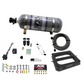 Nitrous Express | Dominator HITMAN PLUS (50-100-150-200HP) WITH COMPOSITE BOTTLE Nitrous Express Nitrous Oxide Systems