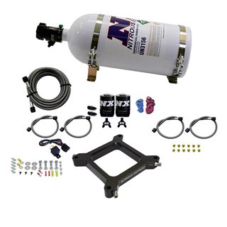 Nitrous Express | 4150 Assassin Plate Stage 6 (50-300HP) 10LB Bottle Nitrous Express Système Nitrous Oxide