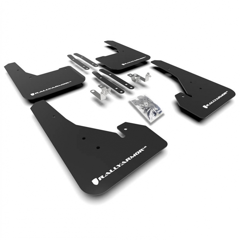 RallyArmor | Mud Flaps White Logo - Corolla Hatchback 2019-2024 RallyArmor Mud Flaps