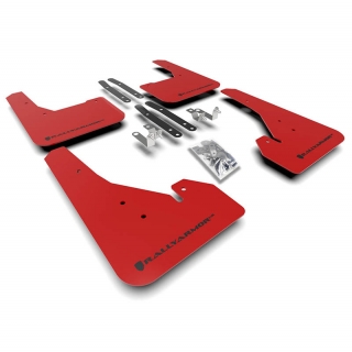 RallyArmor | Red Mud Flaps Black Logo - Corolla Hatchback 2019-2024 RallyArmor Mud Flaps