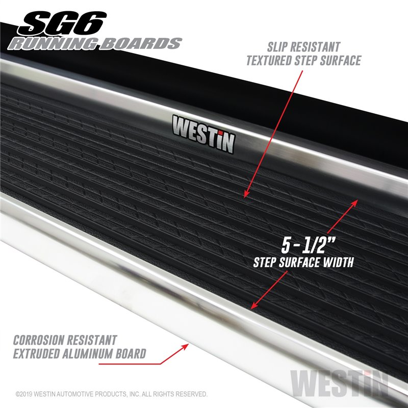 Westin | Running Board - Chevrolet / Dodge / GMC / Dodge 2000-2020 Westin Automotive Marchepieds