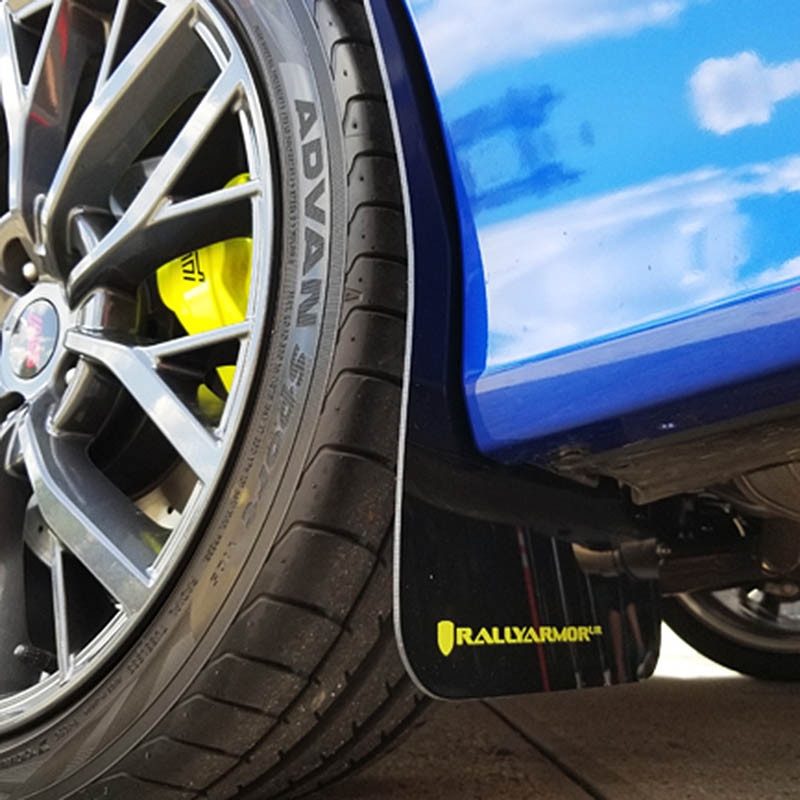 RallyArmor | Mud Flap Caliper Green Logo - WRX / STI 2015-2020 RallyArmor Garde-boue