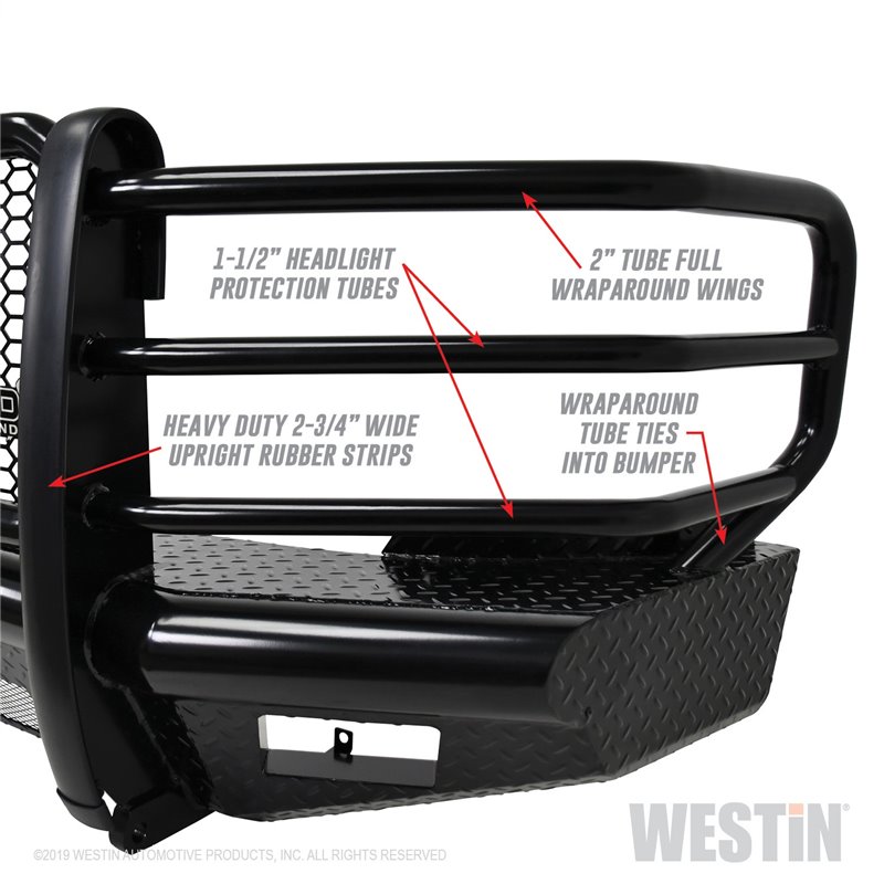 Westin | Bumper- Front - Silverado 2500 / 3500 6.0L / 6.6L 2011-2014 Westin Automotive Off-Road Bumpers