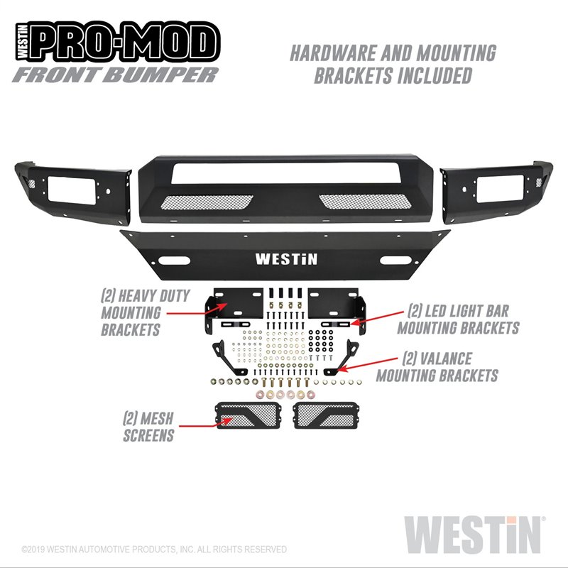 Westin | Bumper- Front - Silverado 1500 2016-2019 Westin Automotive Off-Road Bumpers