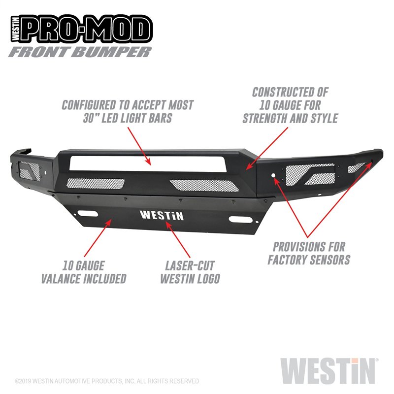 Westin | Bumper- Front - Silverado 1500 2016-2019 Westin Automotive Off-Road Bumpers