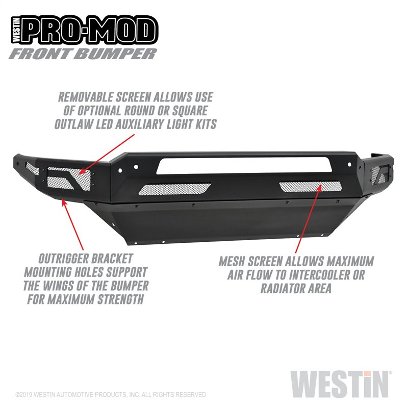 Westin | Bumper- Front - Ram 1500 / 2500 / 3500 / Classic 2013-2022 Westin Automotive Off-Road Bumpers