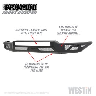 Westin | Bumper- Front - Tundra 4.0L / 4.6L / 5.7L 2014-2022 Westin Automotive Off-Road Bumpers