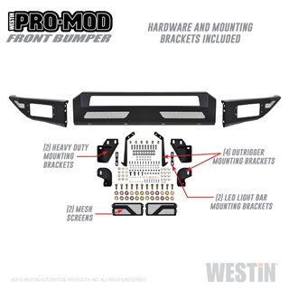 Westin | Bumper- Front - F-250 / F-350 2017-2021 Westin Automotive Off-Road Bumpers