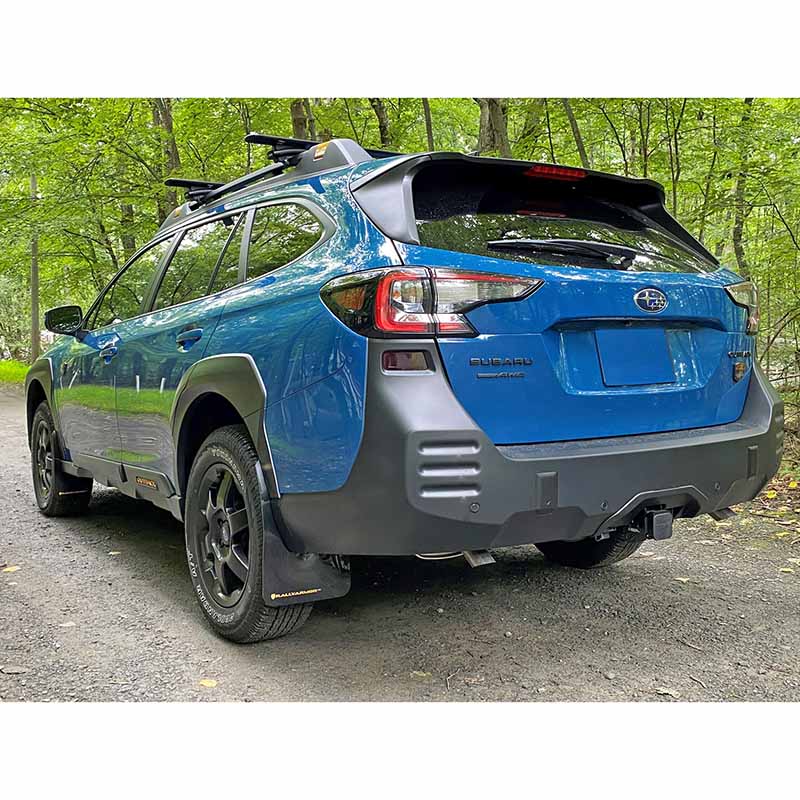 RallyArmor | Black UR Mud Flap Red Logo - Outback Wilderness 2022-2025 RallyArmor Mud Flaps
