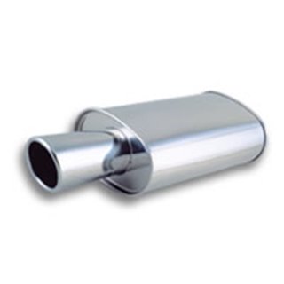 Vibrant Performance | STREETPOWER Oval Muffler Vibrant Performance Muffler