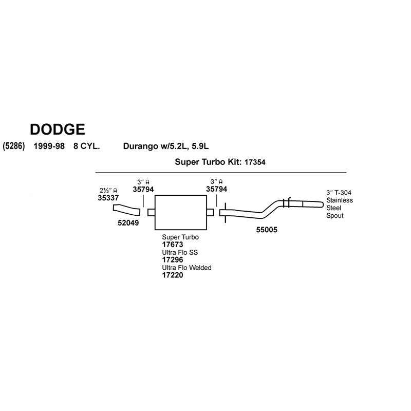 Dynomax | DynoMax Ultra-Flo Welded Muffler - Silverado 1500 / Silverado 1500 Classic / Sierra 1500 / Sierra 1500 Classic 2005...