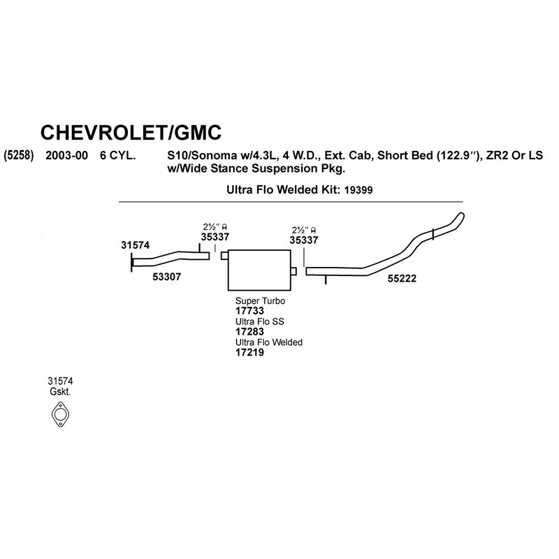 Dynomax | DynoMax Super Turbo Muffler Dynomax Silencieux