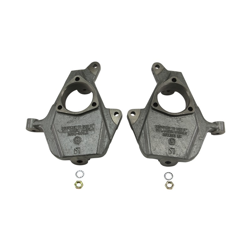 Belltech | 2" Drop Spindle Set - Cadillac / Chevrolet 2000-2006 Belltech Alignment Kits & Components