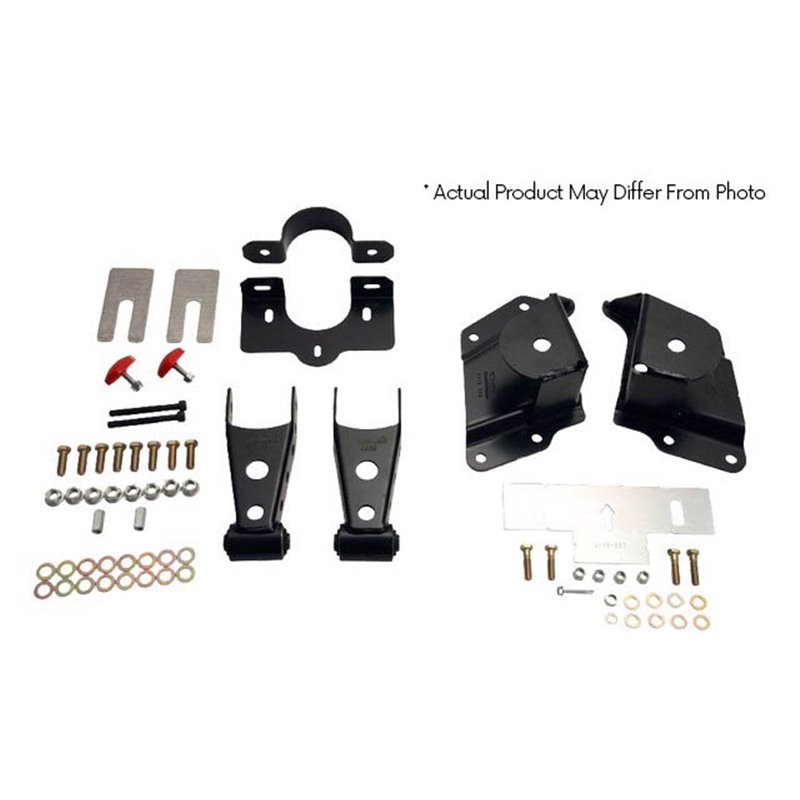 Belltech | 4" Drop Leaf Spring Shackle & Hanger Kit (Front Hanger/Rear Shackle) - Silverado / Sierra 1500 2000-2006 Belltech ...