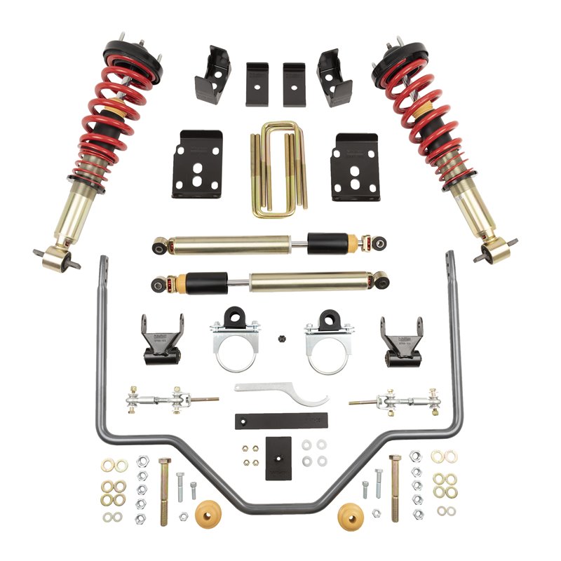 Belltech | Complete Kit Inc. Damping/Height Adjustable Front Coilovers & Rear Sway Bar - F-150 2015-2020 Belltech Handling Kits