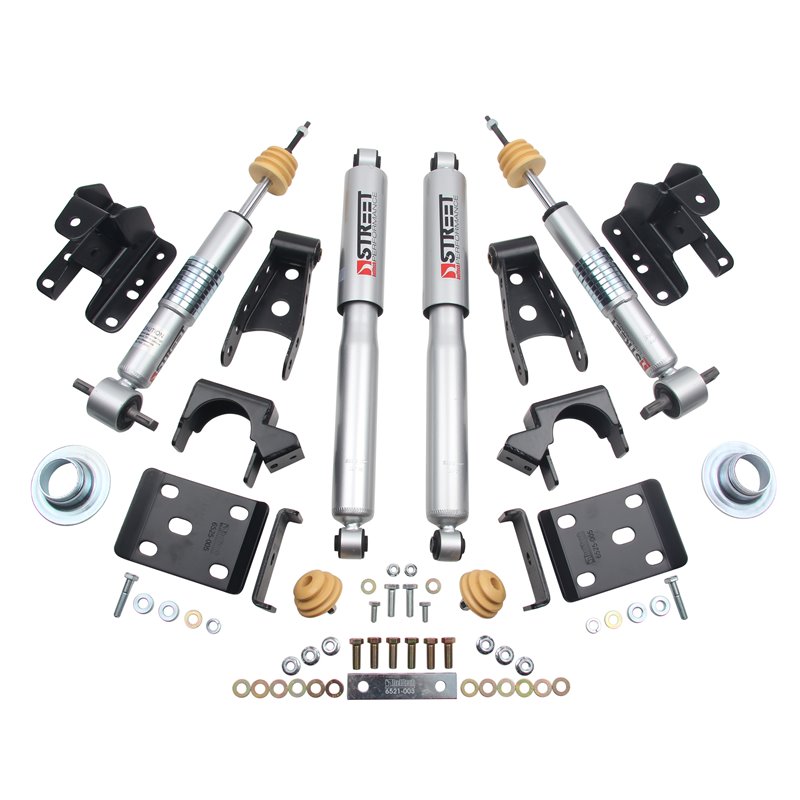 Belltech | Front And Rear Complete Kit W/ Street Performance Shocks - Silverado / Sierra 1500 2014-2018 Belltech Handling Kits