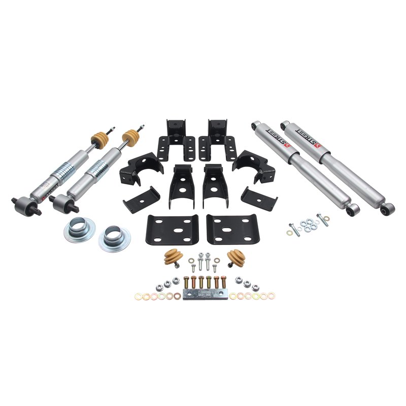 Belltech | Front And Rear Complete Kit W/ Street Performance Shocks - Silverado / Sierra 1500 2014-2018 Belltech Handling Kits