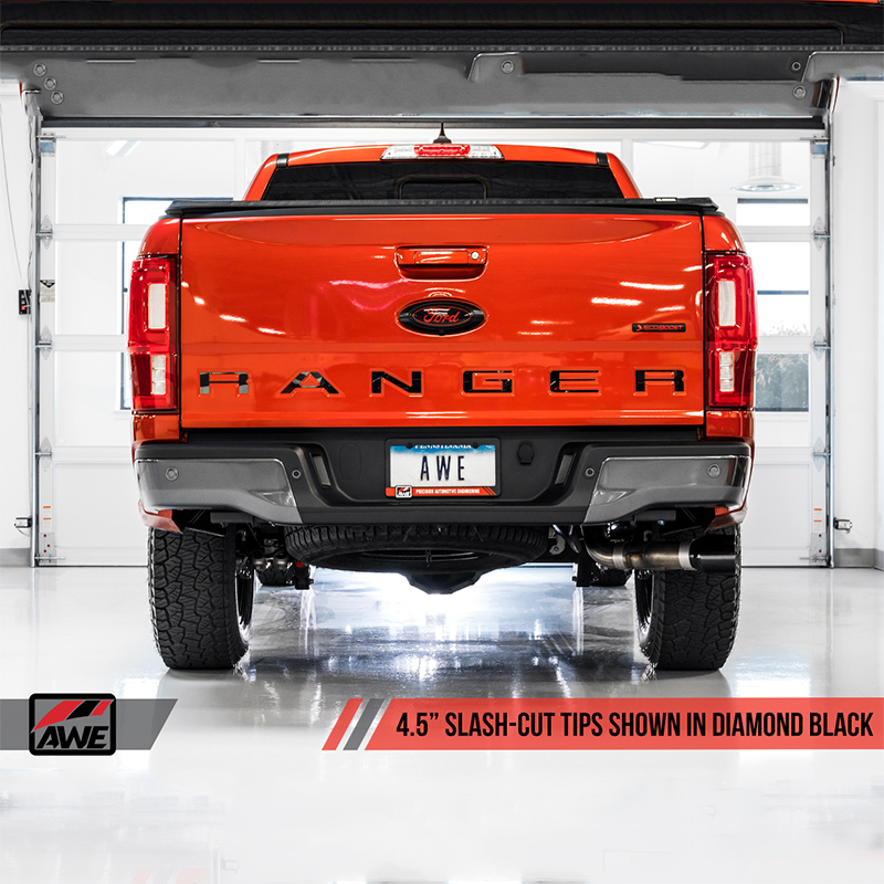 AWE Tuning | Cat-Back Exhaust System 0FG - Ranger 2.3T 2019-2023 AWE Tuning Cat-Back Exhausts